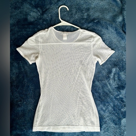 D& G Dolce and Gabbana Intimi sheer top size 1 white - Picture 7 of 7